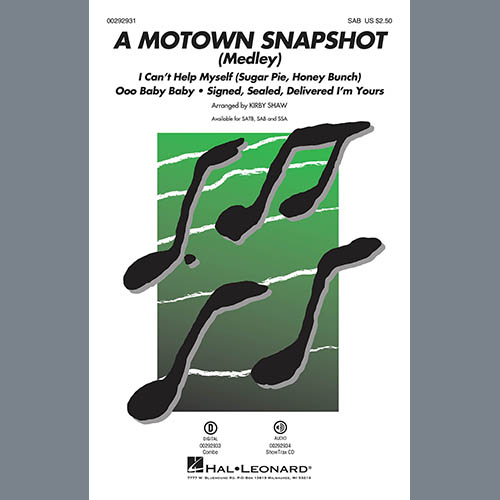 Kirby Shaw, A Motown Snapshot (Medley), SAB Choir