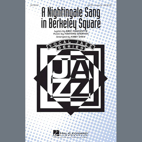 Kirby Shaw, A Nightingale Sang In Berkeley Square, SSA
