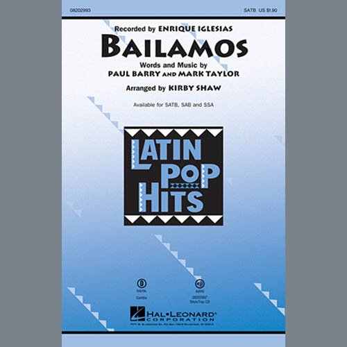 Kirby Shaw, Bailamos - Bass, Choir Instrumental Pak