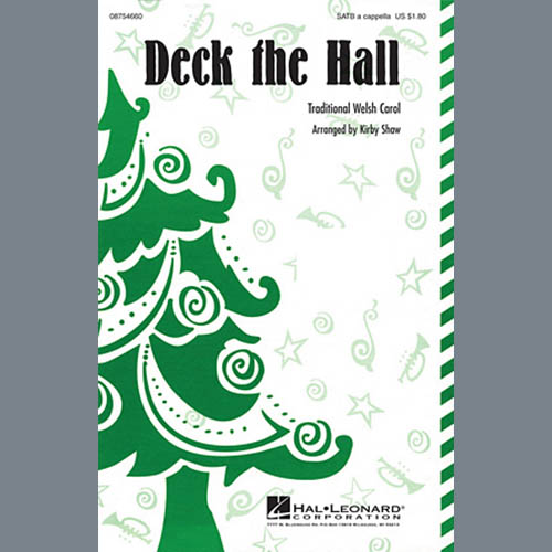 Kirby Shaw, Deck The Hall, SATB