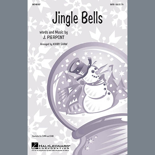 J. Pierpont, Jingle Bells (arr. Kirby Shaw), SAB