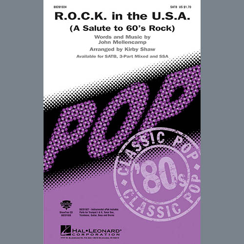Kirby Shaw, R.O.C.K. In The U.S.A. (A Salute To 60's Rock), 3-Part Mixed