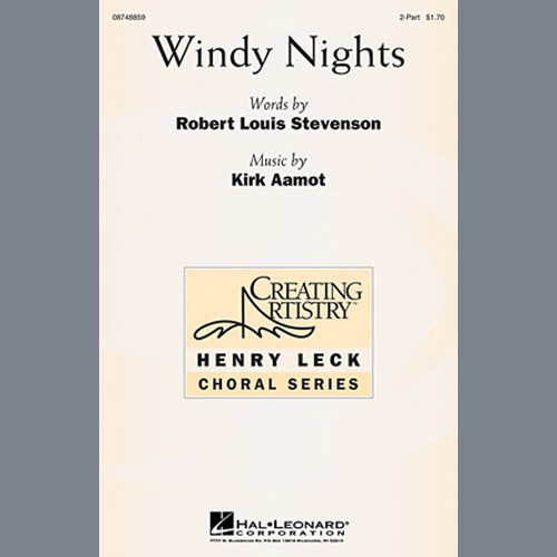 Kirk Aamot, Windy Nights, 2-Part Choir