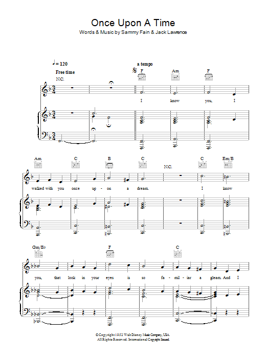 Lana Del Ray Once Upon A Dream Sheet Music Notes & Chords for Piano, Vocal & Guitar (Right-Hand Melody) - Download or Print PDF