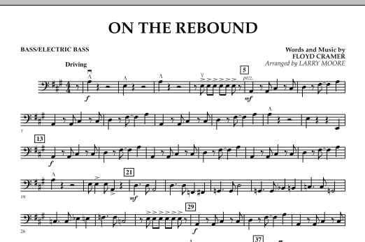 Larry Moore On the Rebound - Bass Sheet Music Notes & Chords for Orchestra - Download or Print PDF