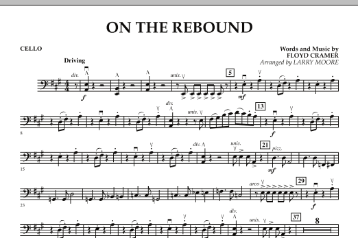 Larry Moore On the Rebound - Cello Sheet Music Notes & Chords for Orchestra - Download or Print PDF