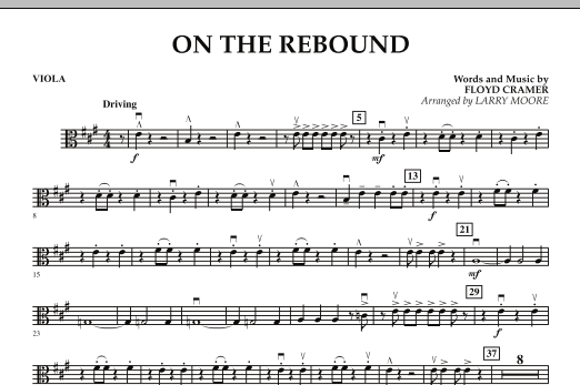 Larry Moore On the Rebound - Viola Sheet Music Notes & Chords for Orchestra - Download or Print PDF