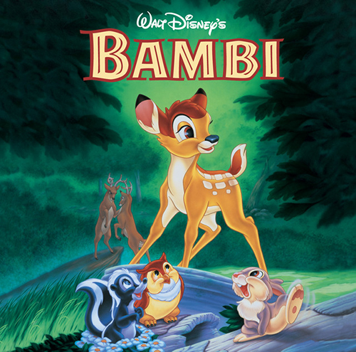 Frank Churchill, I Bring You A Song (from Bambi), Piano, Vocal & Guitar (Right-Hand Melody)