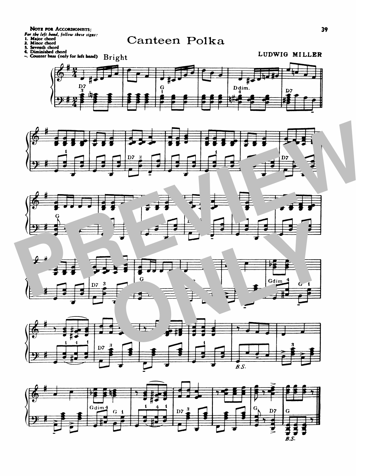 Lawrence Welk Canteen Polka Sheet Music Notes & Chords for Piano Solo - Download or Print PDF Lawrence Welk Canteen Polka Sheet Music Notes & Chords for Piano Solo - Download or Print PDF