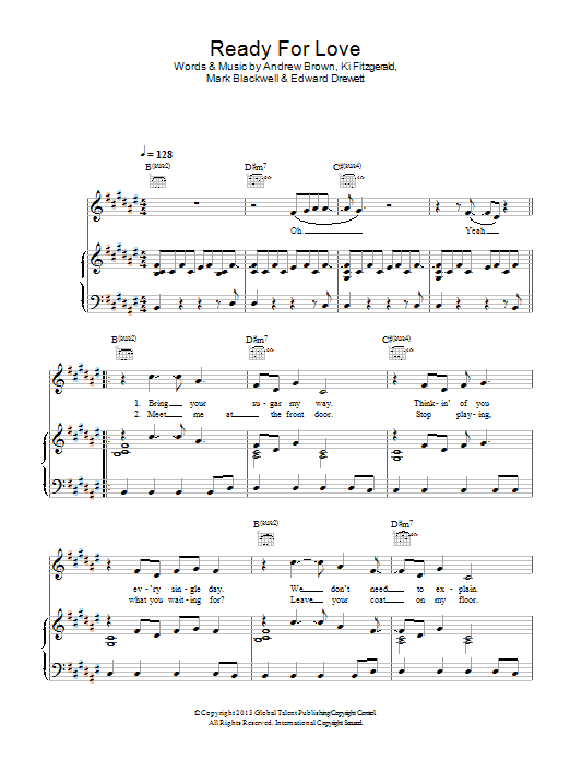 LAWSON Are You Ready? Sheet Music Notes & Chords for Piano, Vocal & Guitar (Right-Hand Melody) - Download or Print PDF