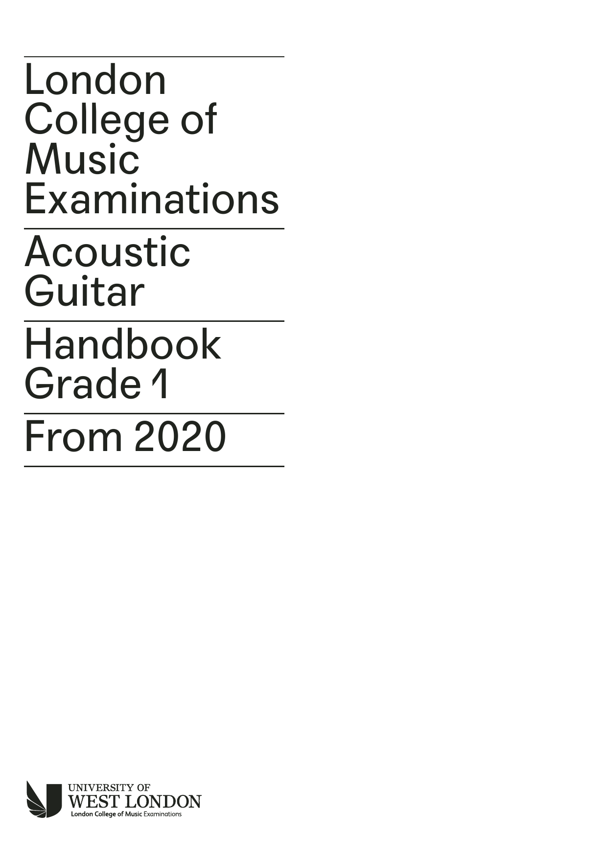 LCME LCME Acoustic Guitar Handbook Grade 1 2020 Sheet Music Notes & Chords for Instrumental Method - Download or Print PDF