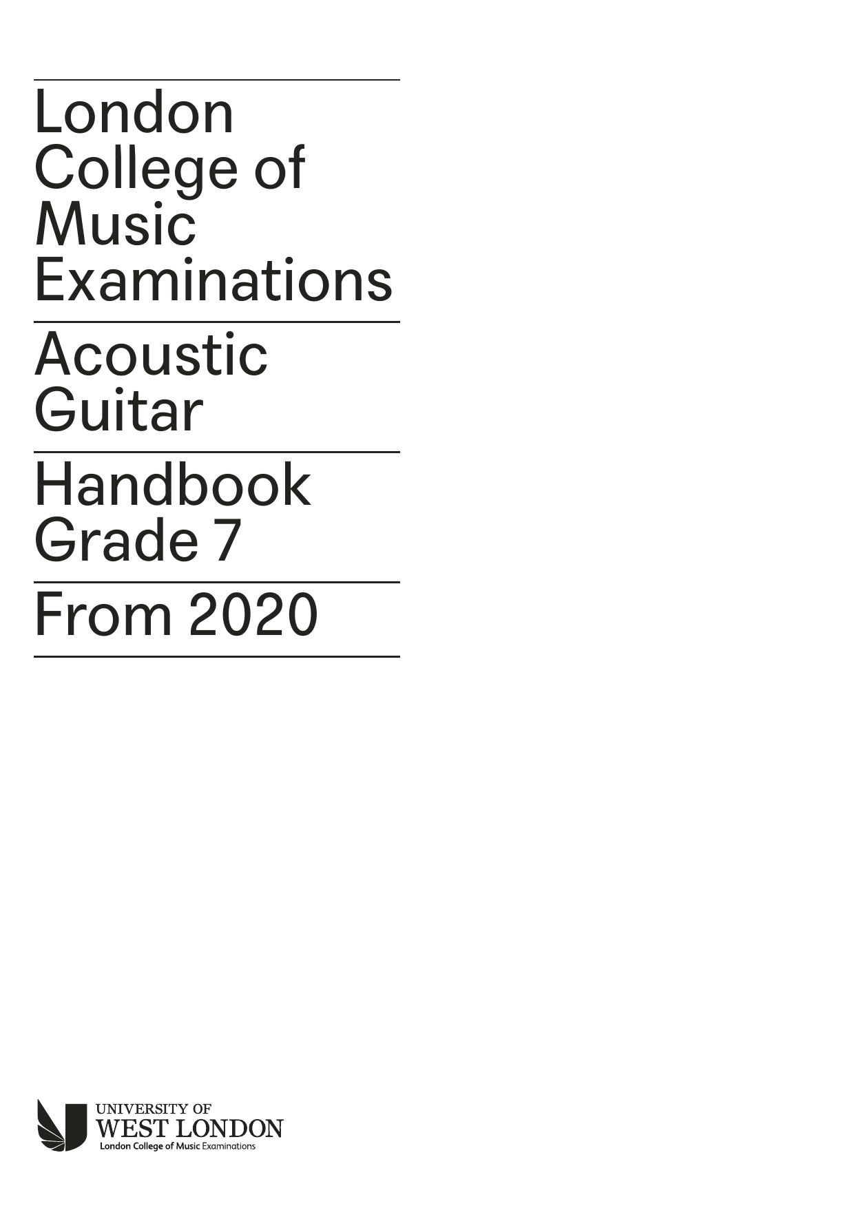 LCME LCME Acoustic Guitar Handbook Grade 7 2020 Sheet Music Notes & Chords for Instrumental Method - Download or Print PDF