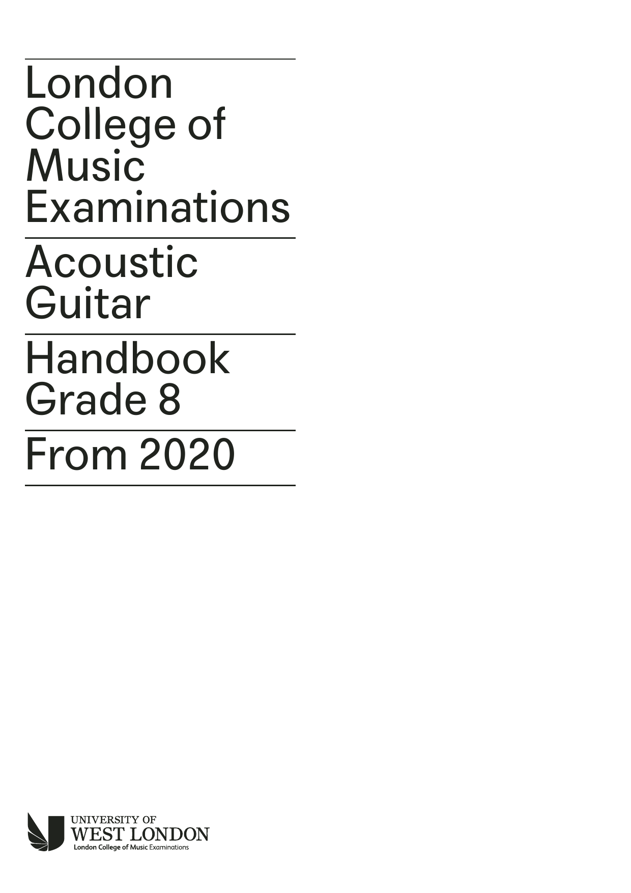 LCME LCME Acoustic Guitar Handbook Grade 8 2020 Sheet Music Notes & Chords for Instrumental Method - Download or Print PDF