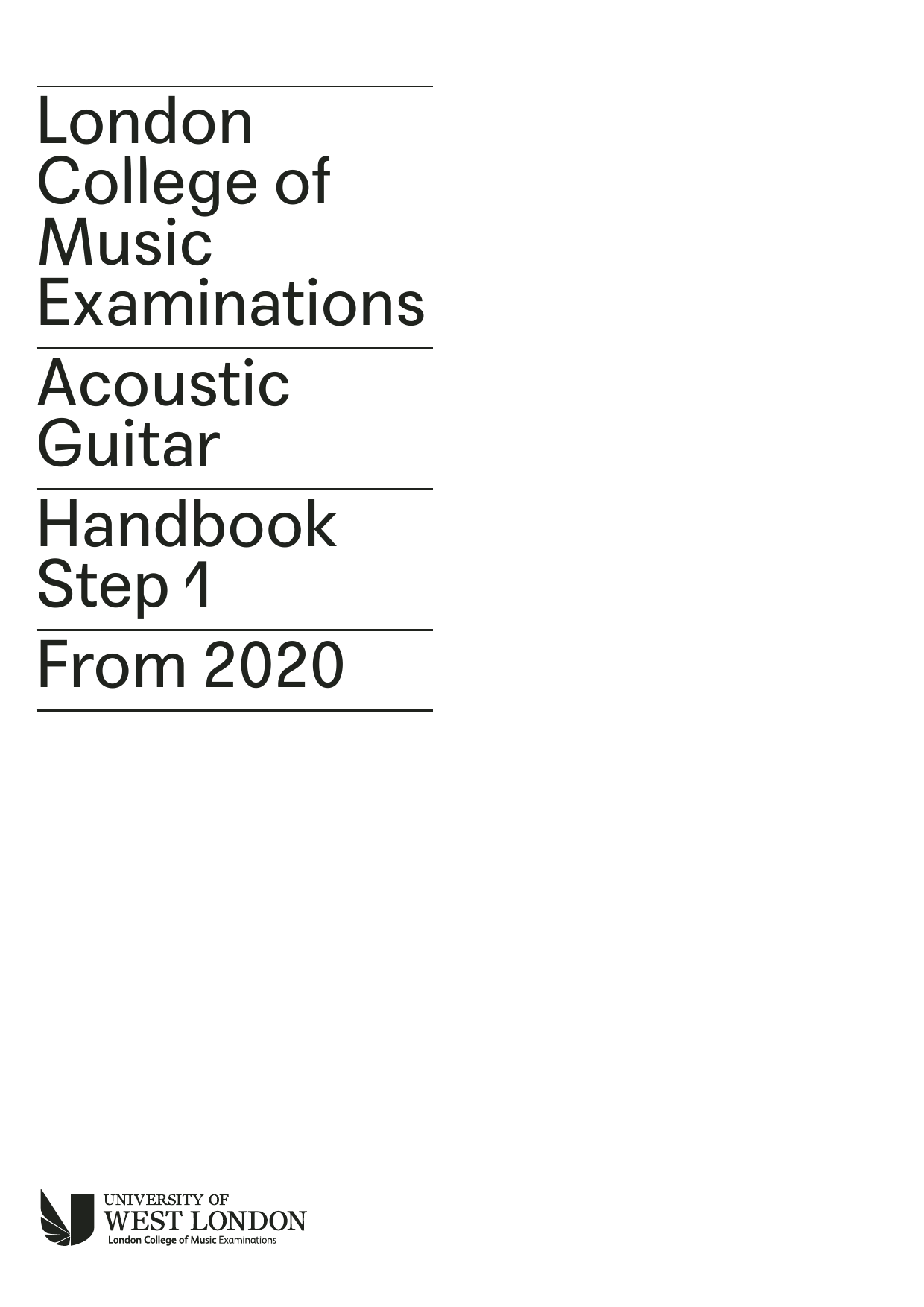 LCME LCME Acoustic Guitar Handbook Step 1 2020 Sheet Music Notes & Chords for Instrumental Method - Download or Print PDF