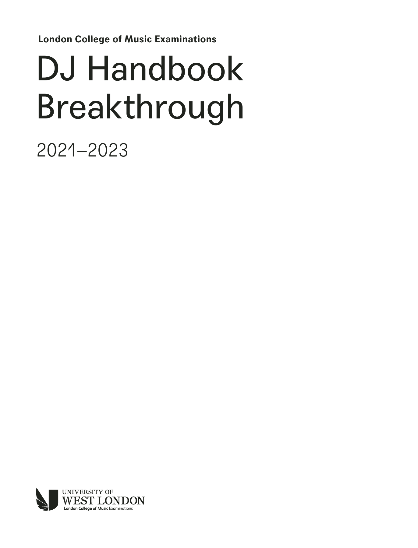 LCME LCME DJ Handbook Breakthrough 2021 Sheet Music Notes & Chords for Instrumental Method - Download or Print PDF