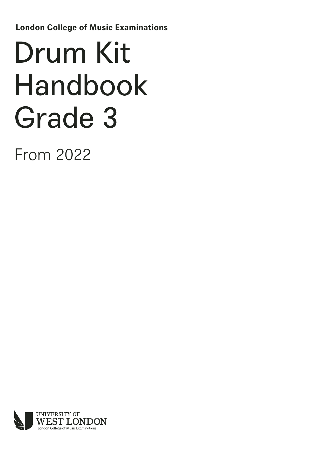 LCME LCME Drum Kit Handbook 2022: Grade 3 Sheet Music Notes & Chords for Instrumental Method - Download or Print PDF