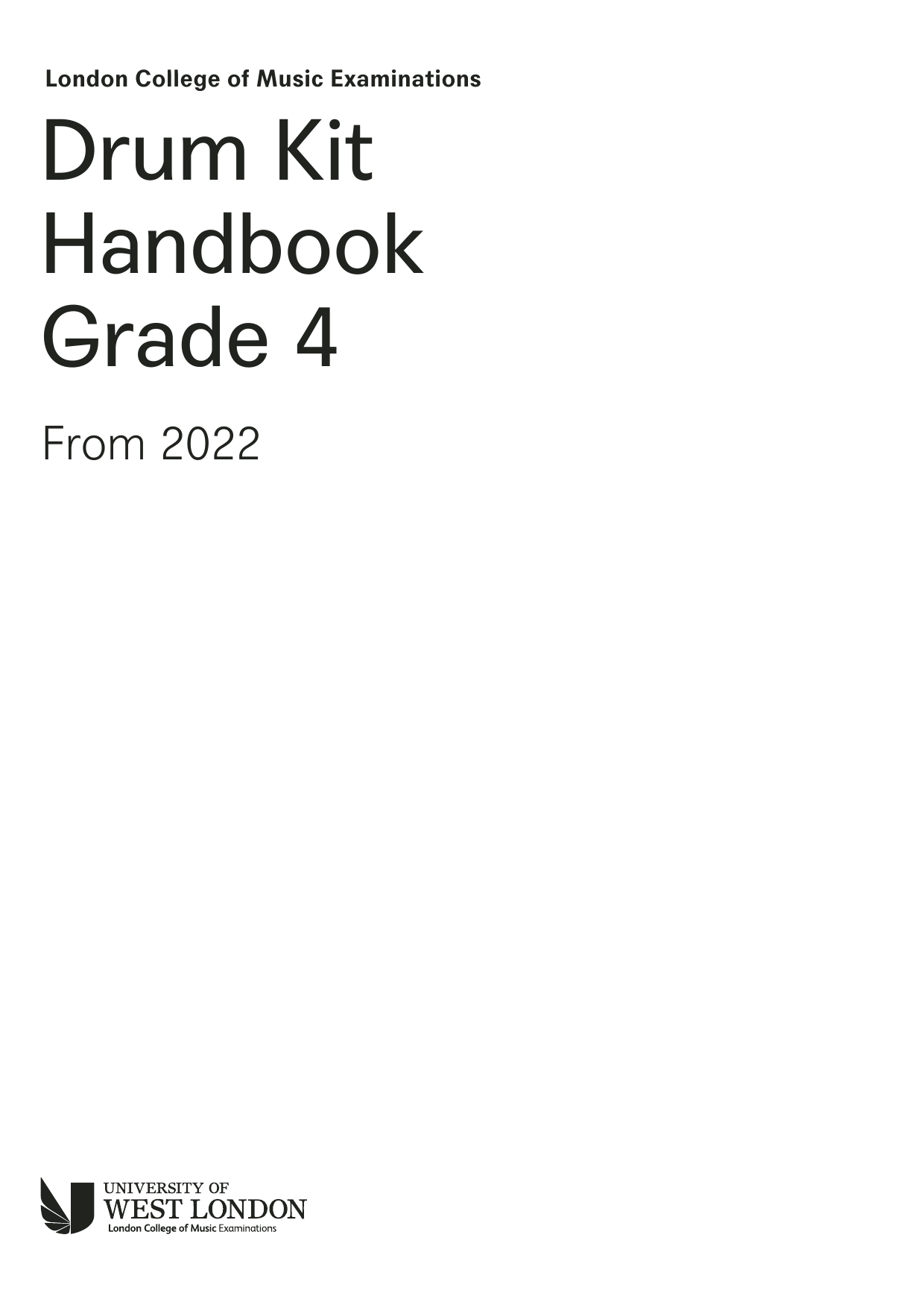 LCME LCME Drum Kit Handbook 2022: Grade 4 Sheet Music Notes & Chords for Instrumental Method - Download or Print PDF