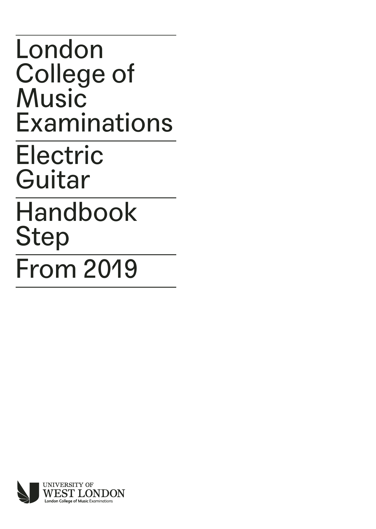 LCME LCME Electric Guitar Handbook 2019 - Step Sheet Music Notes & Chords for Instrumental Method - Download or Print PDF