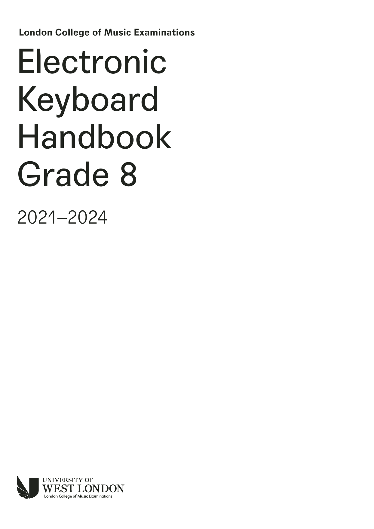 LCME LCME Electronic Keyboard Handbook 2021 Grade 8 Sheet Music Notes & Chords for Instrumental Method - Download or Print PDF