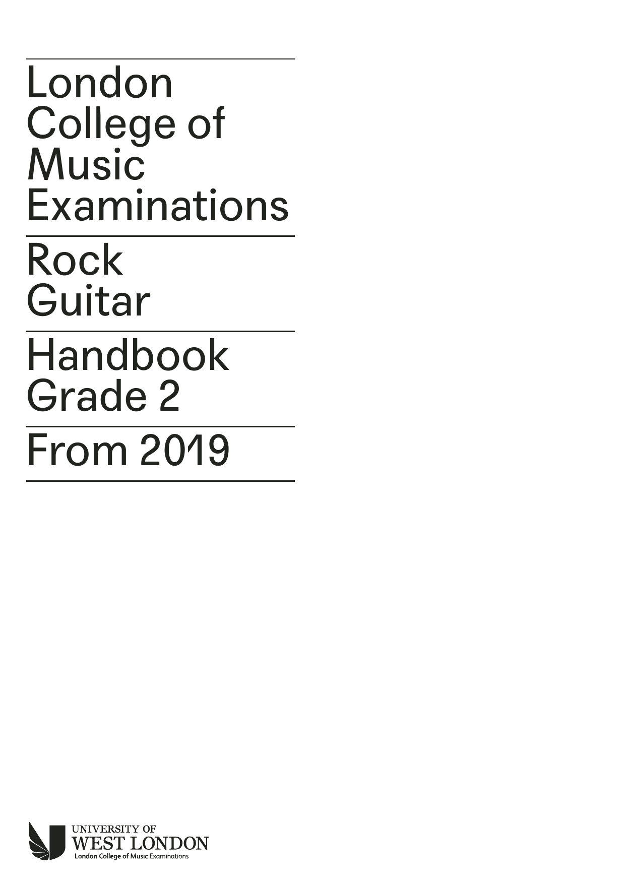 LCME LCME Rock Guitar Handbook 2019 - Grade 2 Sheet Music Notes & Chords for Instrumental Method - Download or Print PDF