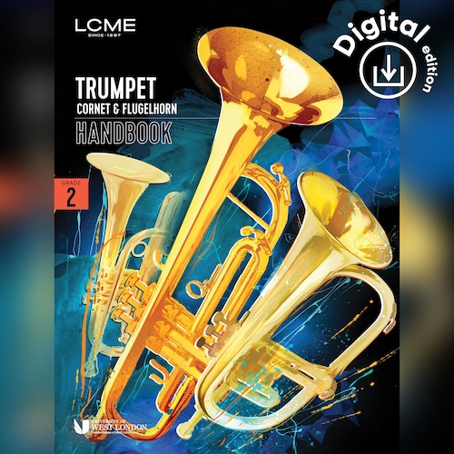 LCME LCME, LCME Trumpet, Cornet & Flugelhorn Handbook 2025: Grade 2, Trumpet Solo