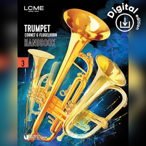 LCME LCME, LCME Trumpet, Cornet & Flugelhorn Handbook 2025: Grade 3, Trumpet Solo