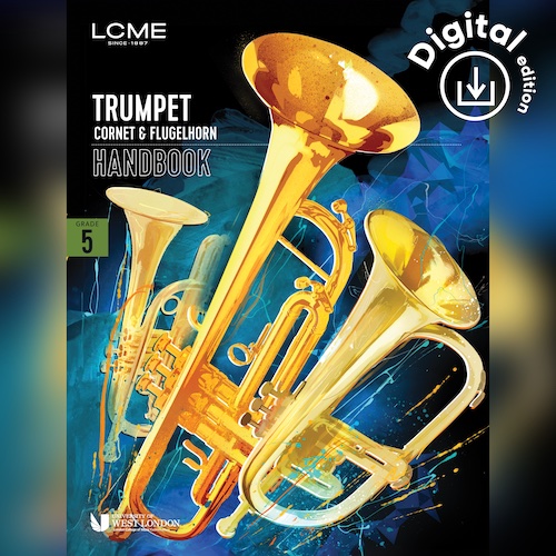 LCME LCME, LCME Trumpet, Cornet & Flugelhorn Handbook 2025: Grade 5, Trumpet Solo