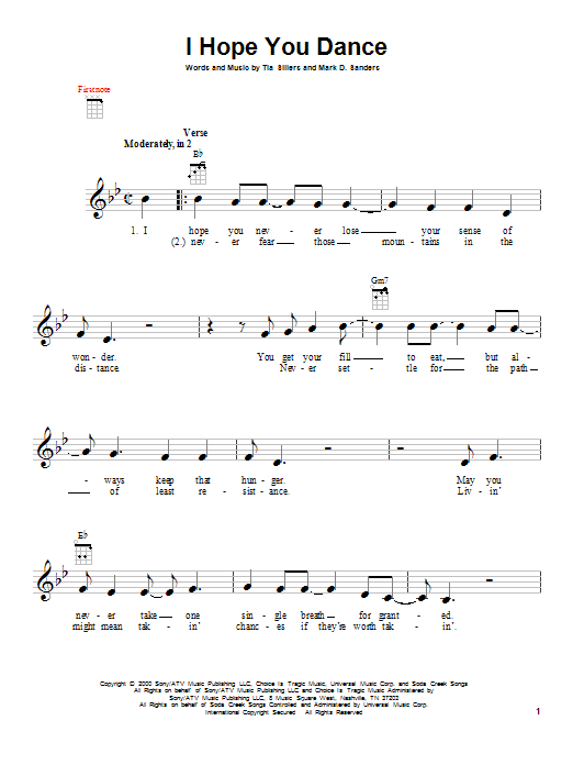 Lee Ann Womack with Sons of the Desert I Hope You Dance Sheet Music Notes & Chords for Cello - Download or Print PDF