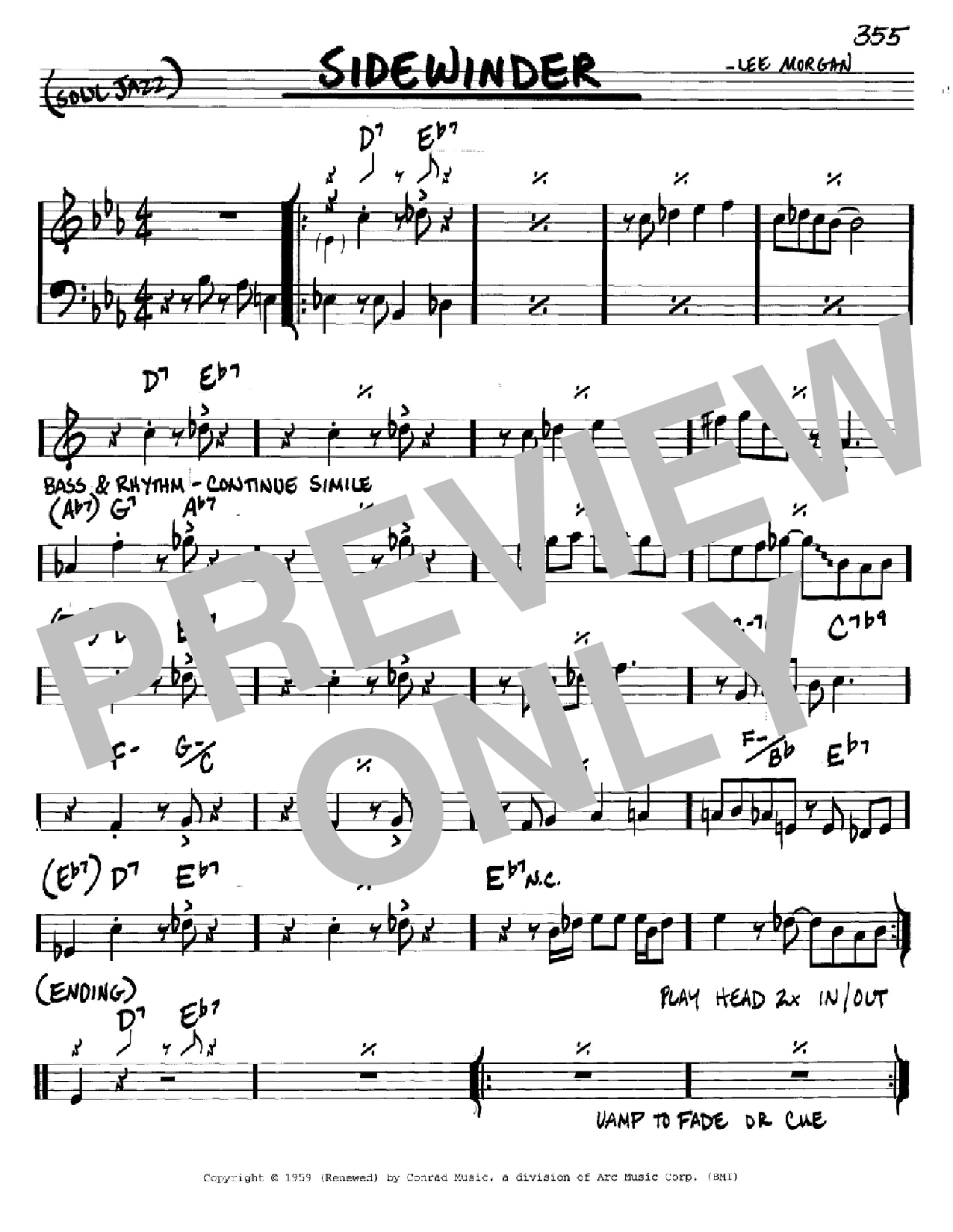 Lee Morgan Sidewinder Sheet Music Notes & Chords for Very Easy Piano - Download or Print PDF