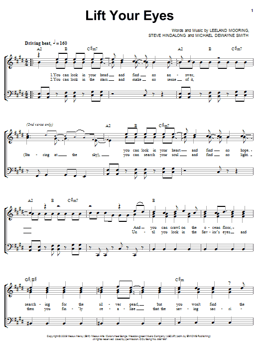 Leeland Lift Your Eyes Sheet Music Notes & Chords for Piano, Vocal & Guitar (Right-Hand Melody) - Download or Print PDF Leeland Lift Your Eyes Sheet Music Notes & Chords for Piano, Vocal & Guitar (Right-Hand Melody) - Download or Print PDF