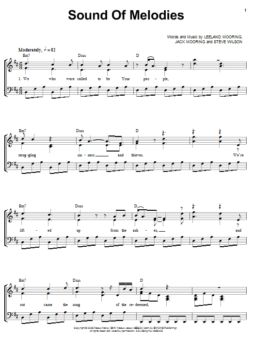 Leeland Sound Of Melodies Sheet Music Notes & Chords for Piano, Vocal & Guitar (Right-Hand Melody) - Download or Print PDF Leeland Sound Of Melodies Sheet Music Notes & Chords for Piano, Vocal & Guitar (Right-Hand Melody) - Download or Print PDF