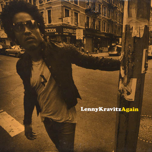 Lenny Kravitz, Again, Piano, Vocal & Guitar (Right-Hand Melody)
