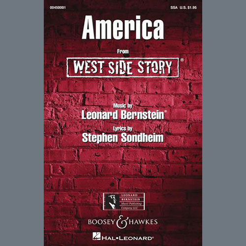 Leonard Bernstein, America (from West Side Story) (arr. William Stickles), SATB Choir