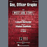 Download Leonard Bernstein Gee, Officer Krupke (from West Side Story) (arr. Ed Lojeski) sheet music and printable PDF music notes