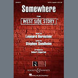 Download Leonard Bernstein Somewhere (from West Side Story) (arr. Robert Edgerton) sheet music and printable PDF music notes