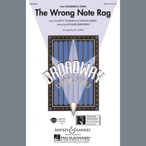 Leonard Bernstein, The Wrong Note Rag (from Wonderful Town) (arr. Ed Lojeski), SATB Choir