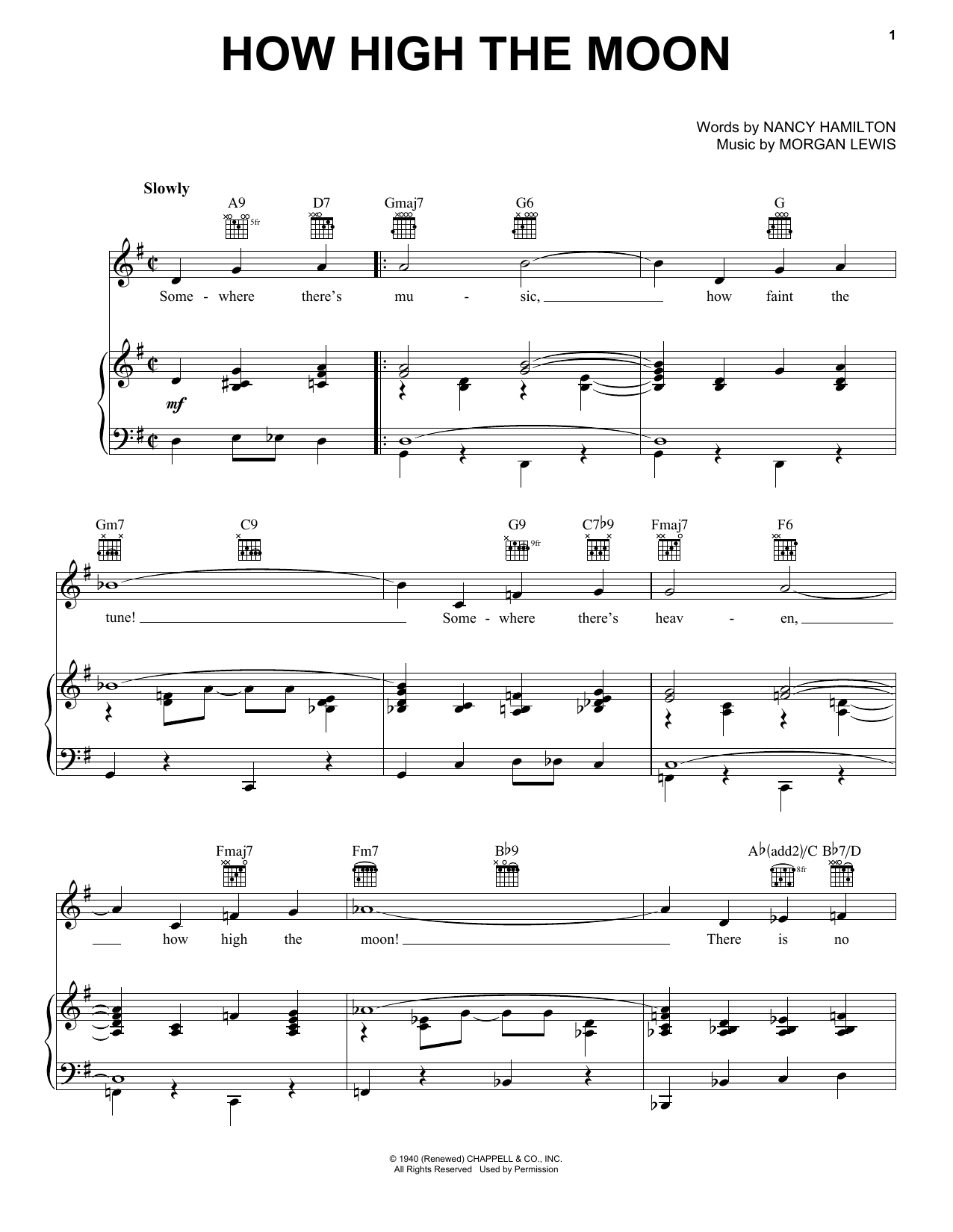 Les Paul How High The Moon Sheet Music Notes & Chords for Guitar Tab - Download or Print PDF