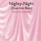 Download Leslie Beacon Nighty-Night (Duerme Bien) sheet music and printable PDF music notes