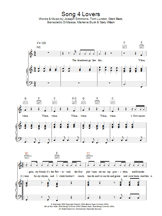 Liberty X Song 4 Lovers Sheet Music Notes & Chords for Keyboard - Download or Print PDF