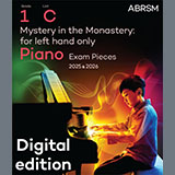 Download Lillie Harris Mystery in the Monastery: for left hand only (Grade 1, list C, ABRSM Piano Syllabus 2025 & 2026) sheet music and printable PDF music notes