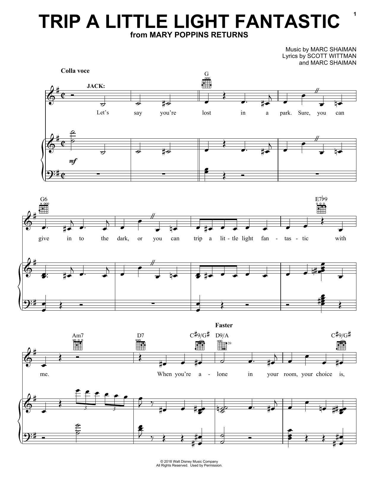 Lin-Manuel Miranda Trip A Little Light Fantastic (from Mary Poppins Returns) Sheet Music Notes & Chords for Ukulele - Download or Print PDF