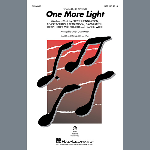 Linkin Park, One More Light (arr. Cristi Cary Miller), 2-Part Choir