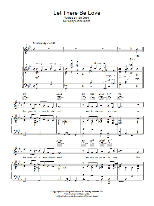 Lionel Rand Let There Be Love Sheet Music Notes & Chords for Trombone - Download or Print PDF