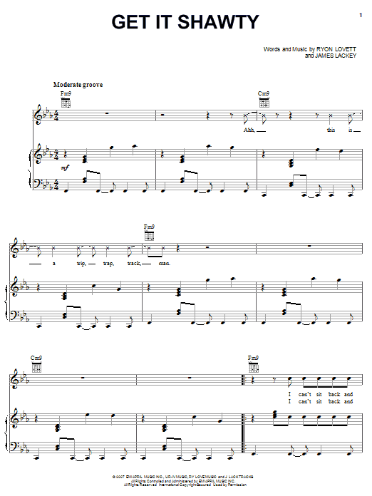 Lloyd Get It Shawty Sheet Music Notes & Chords for Piano, Vocal & Guitar (Right-Hand Melody) - Download or Print PDF Lloyd Get It Shawty Sheet Music Notes & Chords for Piano, Vocal & Guitar (Right-Hand Melody) - Download or Print PDF