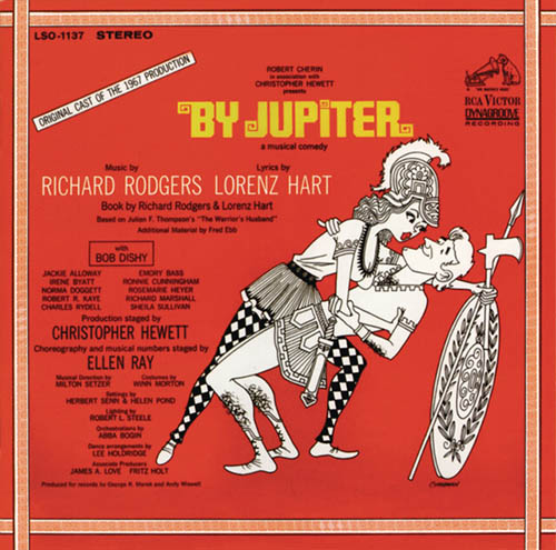 Lorenz Hart, Jupiter Forbid (from By Jupiter), Piano, Vocal & Guitar Chords (Right-Hand Melody)