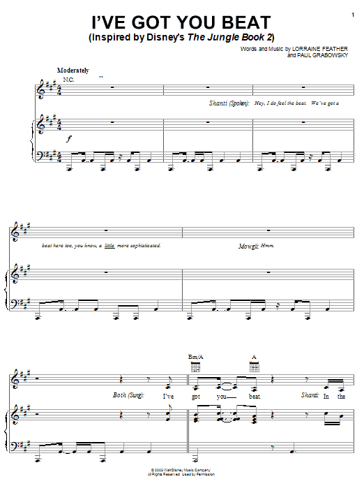 Lorraine Feather I've Got You Beat Sheet Music Notes & Chords for Piano, Vocal & Guitar (Right-Hand Melody) - Download or Print PDF Lorraine Feather I've Got You Beat Sheet Music Notes & Chords for Piano, Vocal & Guitar (Right-Hand Melody) - Download or Print PDF