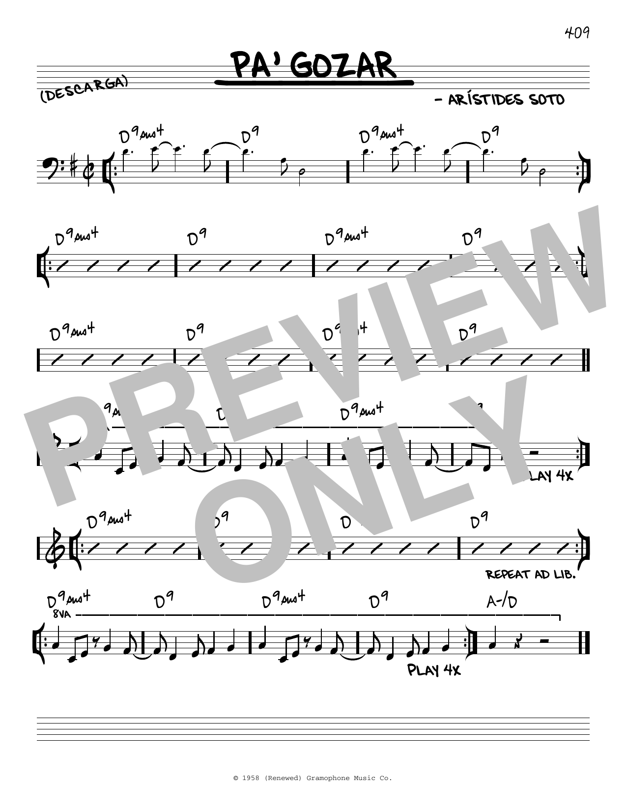 Los Amigos Pa' Gozar Sheet Music Notes & Chords for Real Book – Melody & Chords - Download or Print PDF