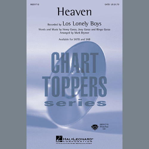 Los Lonely Boys, Heaven (arr. Mark Brymer), SATB Choir
