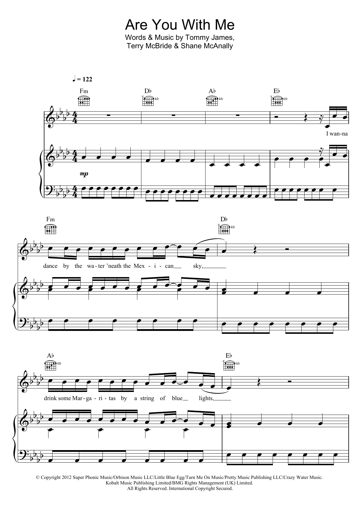 Lost Frequencies Are You With Me Sheet Music Notes & Chords for Piano, Vocal & Guitar (Right-Hand Melody) - Download or Print PDF