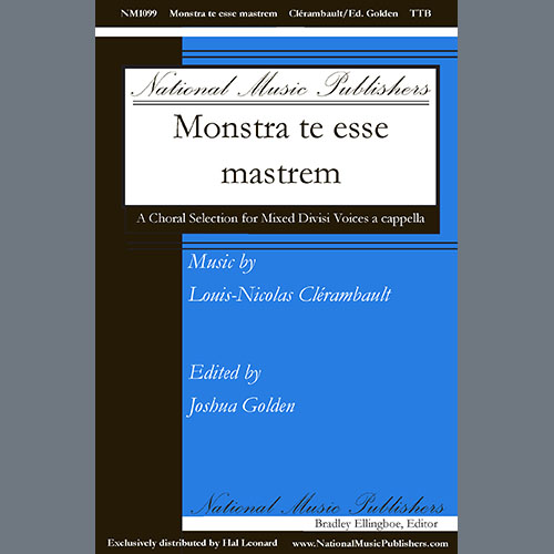 Louis-Nicolas Clérambault Louis-Nicolas Clérambault, Monstra te esse matrem, TTB Choir